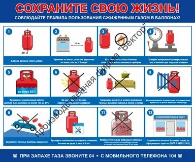 Сжиженный газ безопасность