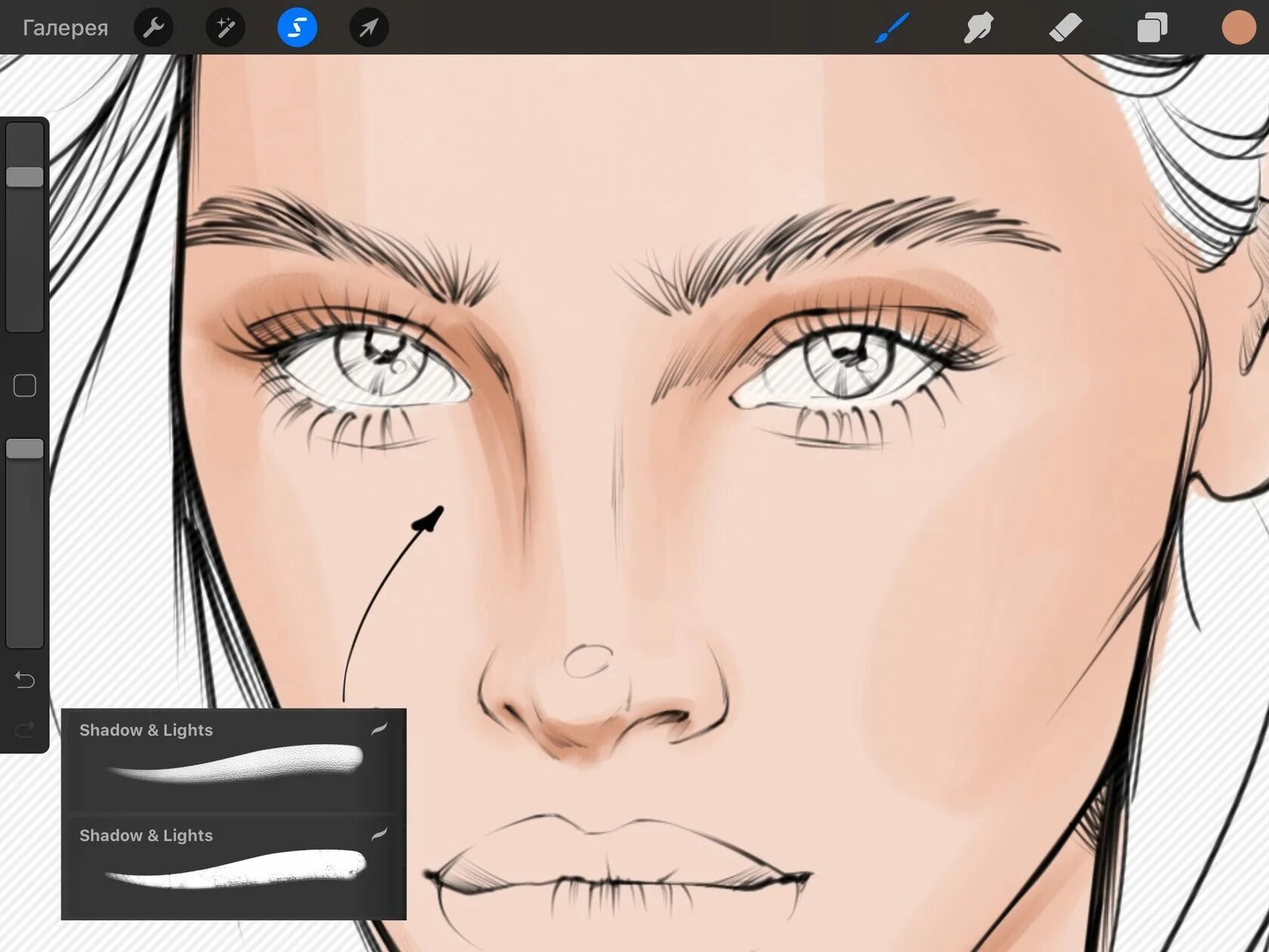 Уроки procreate. Кисти прокриэйт для портрета. Кисти для Procreate. Кисти для Procreate лицо. Кисти Аэрограф для Procreate.
