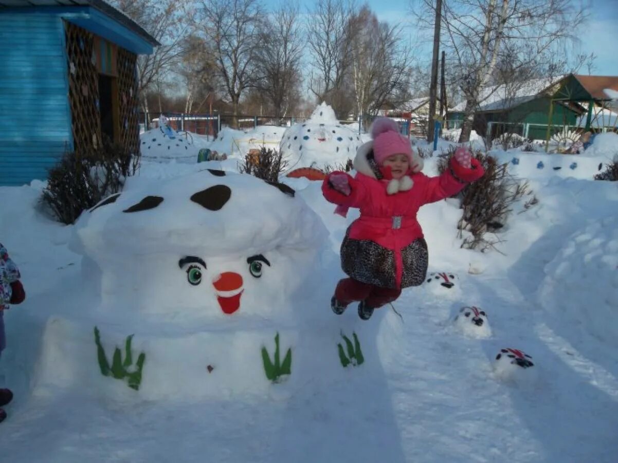 Зимние участки тема