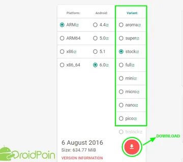 Gapps arm 7.1 pico
