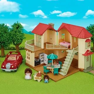 Большой дом со светом sylvanian
