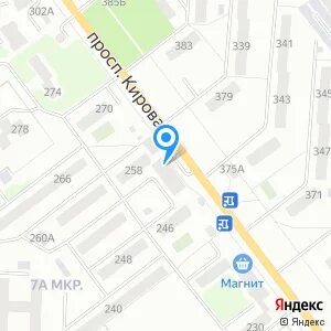Кирова 6 на карте