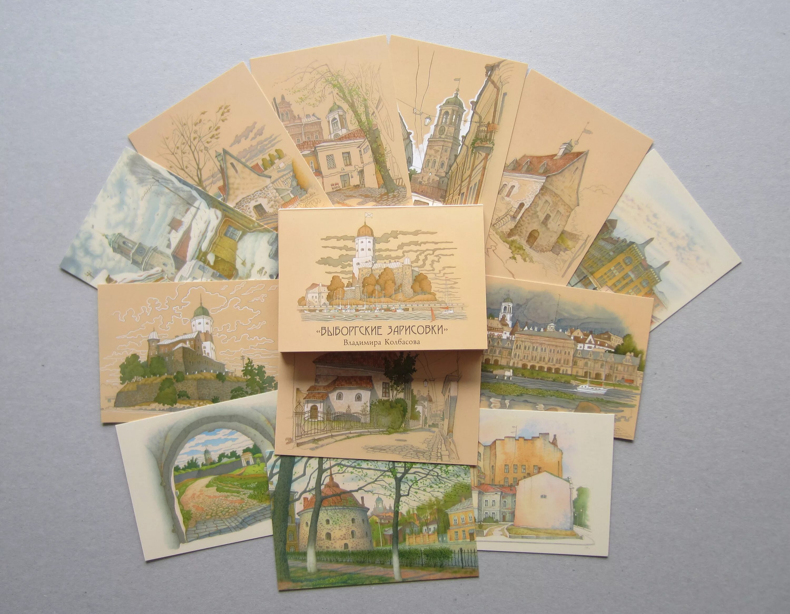 Сувенирные открытки. Набор открыток. Набор почтовых открыток. Набор открыток города. Набор подарочных открыток.