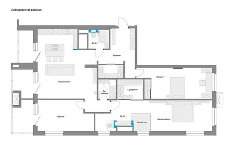 Квартира макаровской планировки