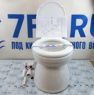 Купить Унитаз судовой с электрической прокачкой TMC 99909-24V Princess Luxu...