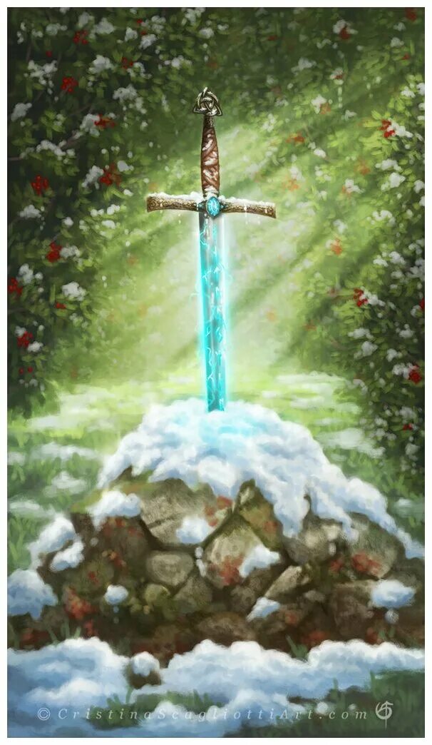 солнце и туз мечей