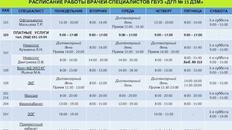 Расписание врачей 99. Расписание работы врачей. Рпасписаниеработы врачей. График работы терапевта. Расписание врачей специалистов.