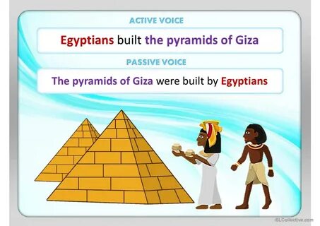 The egyptians built the pyramids