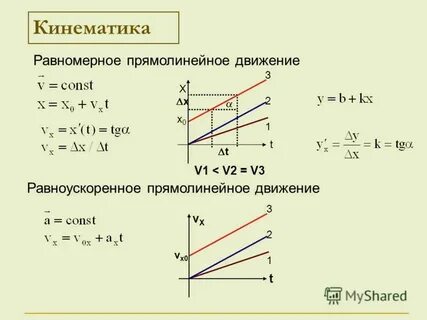 Видеоурок по физике равномерное прямолинейное движение