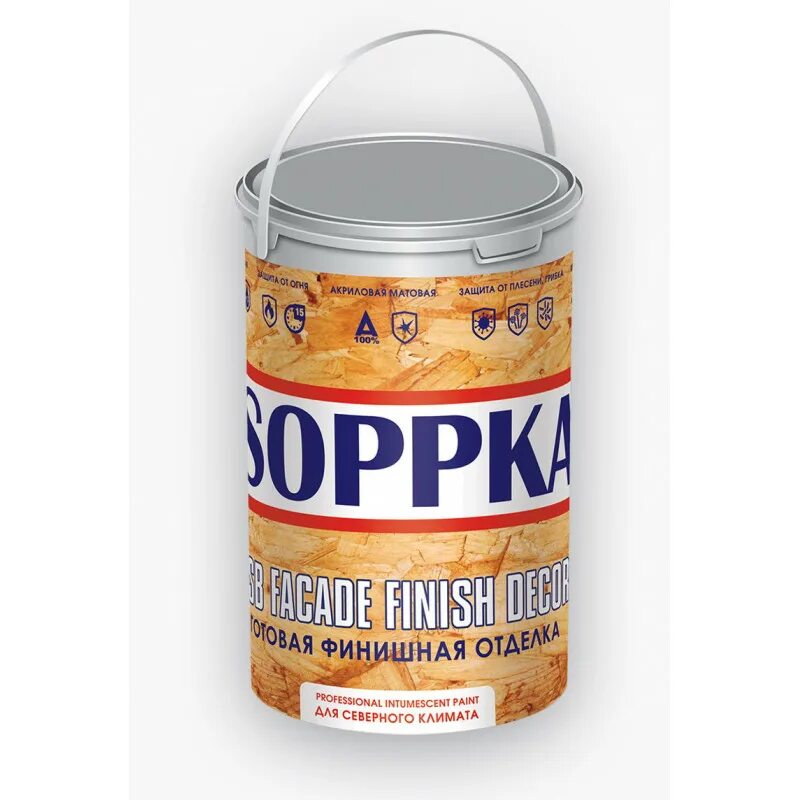 Фасадная краска для осб для наружных. Краска фасадная огнебиозащитная soppka для osb. soppka facade finish decor. финиша для осб. краска для осб плиты для наружных работ.