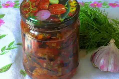 Баклажаны с луком на зиму рецепты