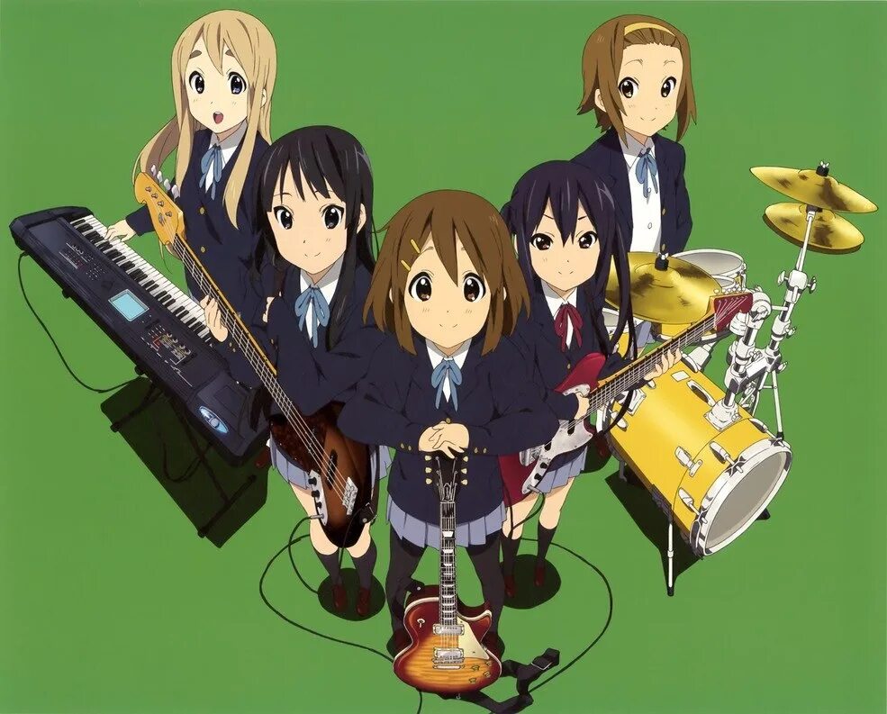 Mio Akiyama k-on группа. Кейон Юи и Мио. Легкая музыка русская