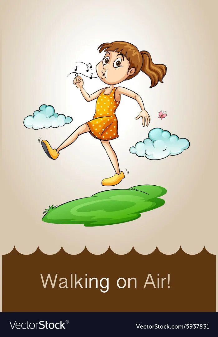 Walking on идиома. Walk on air idiom. walk on air идиома. ходьба на воздухе рисунок. ходить по воздуху.