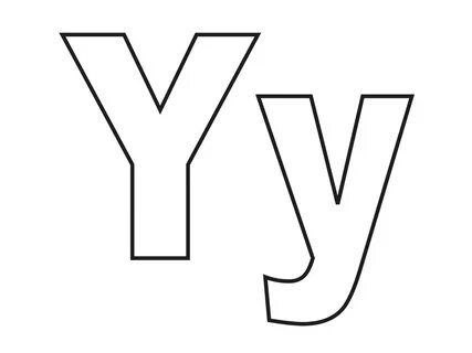 Трафарет буквы v