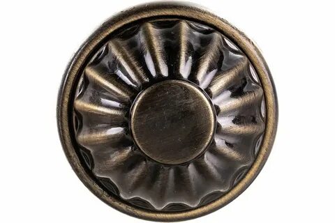Ручка кнопка brass