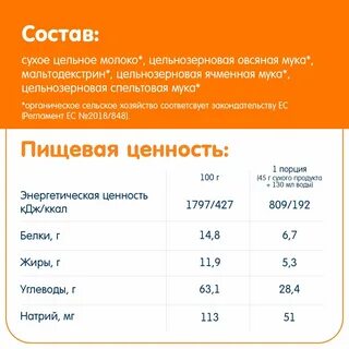 Каша альпийский вечер