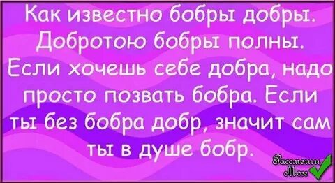 Бобры добры слушать