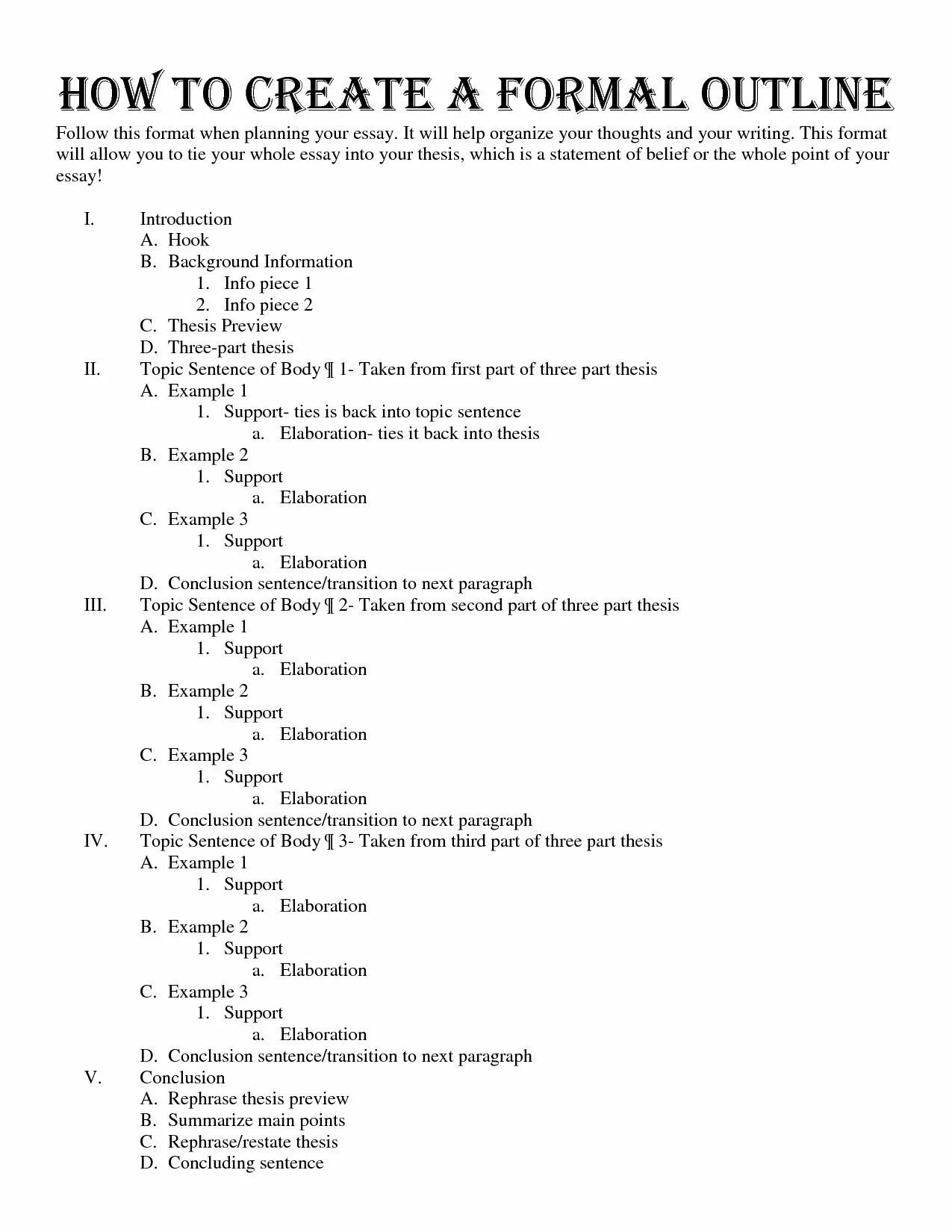 Outline example. Research paper outline example. Essay outline example. Outline form.