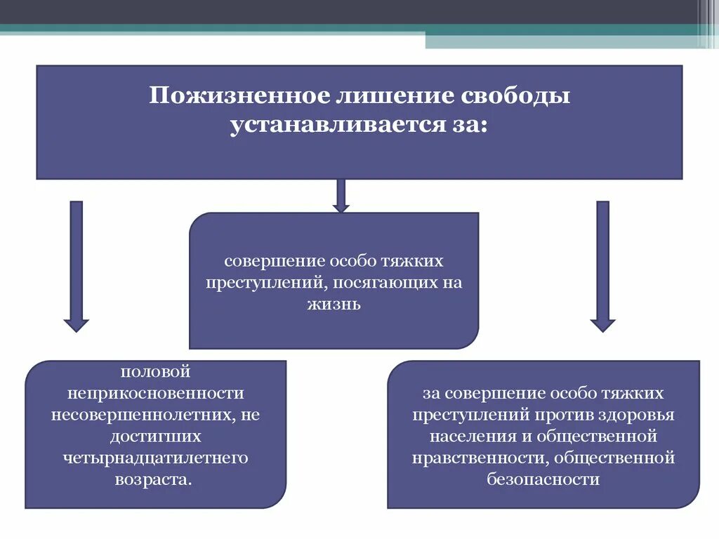 В виде пожизненного лишения свободы