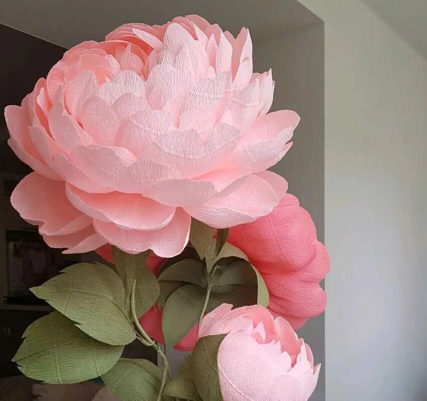 Как делать большие цветы. Большой объемный цветок. Большие декоративные цветы. Огромные цветы из бумаги. Бумажные цветы для декора.