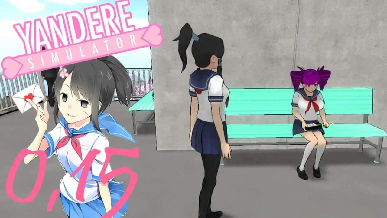Юи рио и инфо чан. Yandere simulator bag. Семпай яндере симулятор. Яндере симулятор логотип. Юи рио яндере.