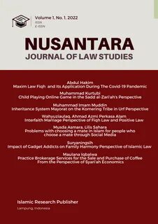 Maxim Law Fiqh And Its Application During The Covid-19 Pandemic.