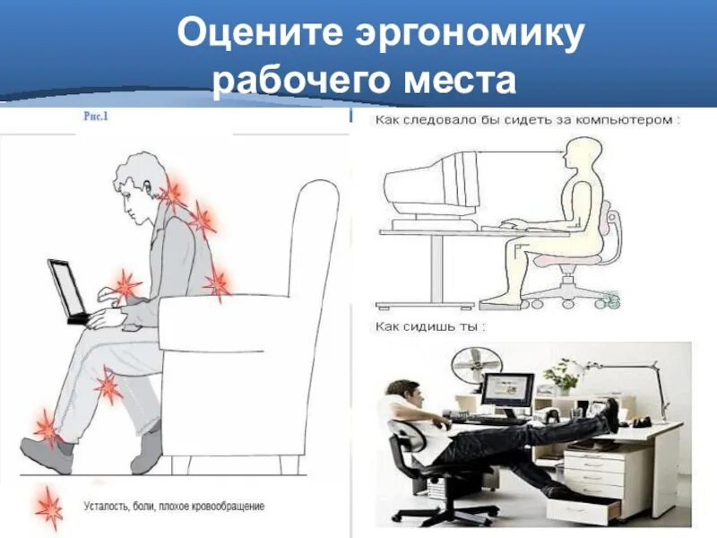 Состояние рабочего места работника. Состояние рабочего места работника