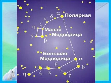 Яркие звезды созвездия малая медведица