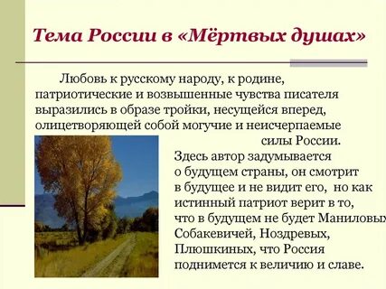 Какой мы увидели русь в мертвых душах