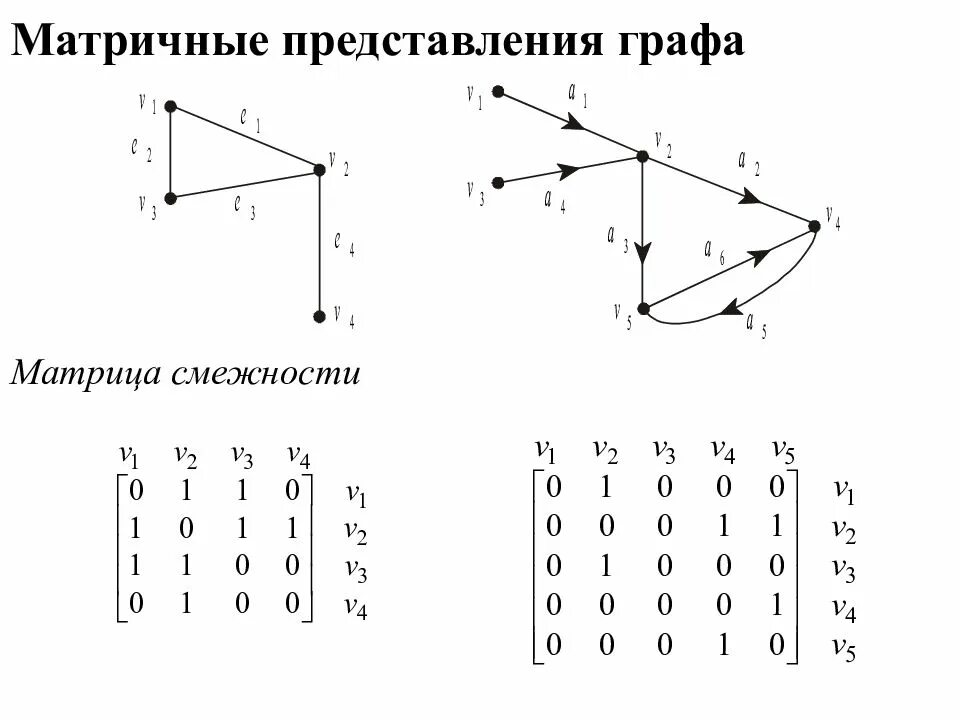 Степени матрицы смежности орграфа. Матрица смежности ориентированного графа петли.