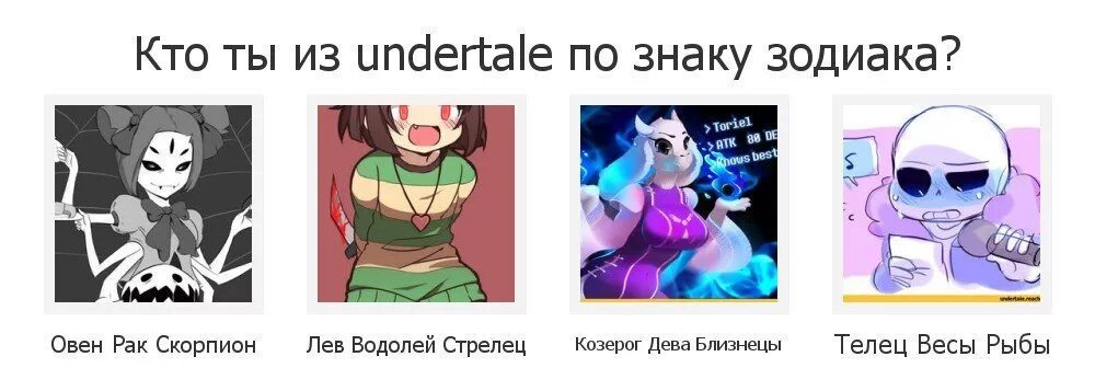 Знаки зодиака персонажей андертейл. Undertale знаки зодиака персонажи. Гороскоп по андертейл. Персонажи из андертейл.