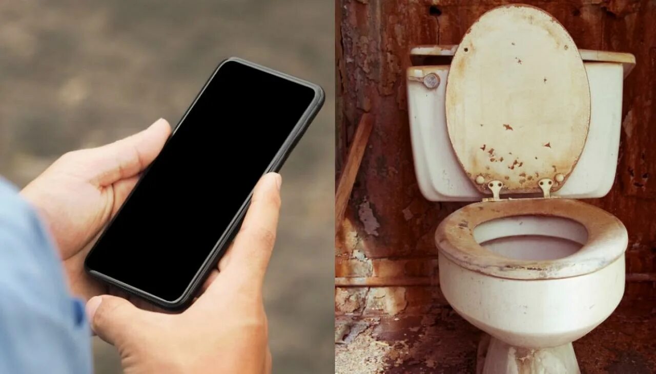 Toilet Phone. Toilet Cell Phone. Dirty than