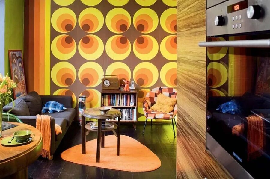 Дизайн интерьера в стиле 60 Inspiration Interior Design Ideas 70s interior, Bedroom decor, Furniture upholst