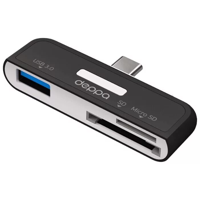 Deppa usb type c. Кардридер deppa usb-c, 3в1, sd, microsd, usb 3.0. usb-концентратор deppa usb type-c. deppa хаб usb type-c. deppa 72335 usb c/c.