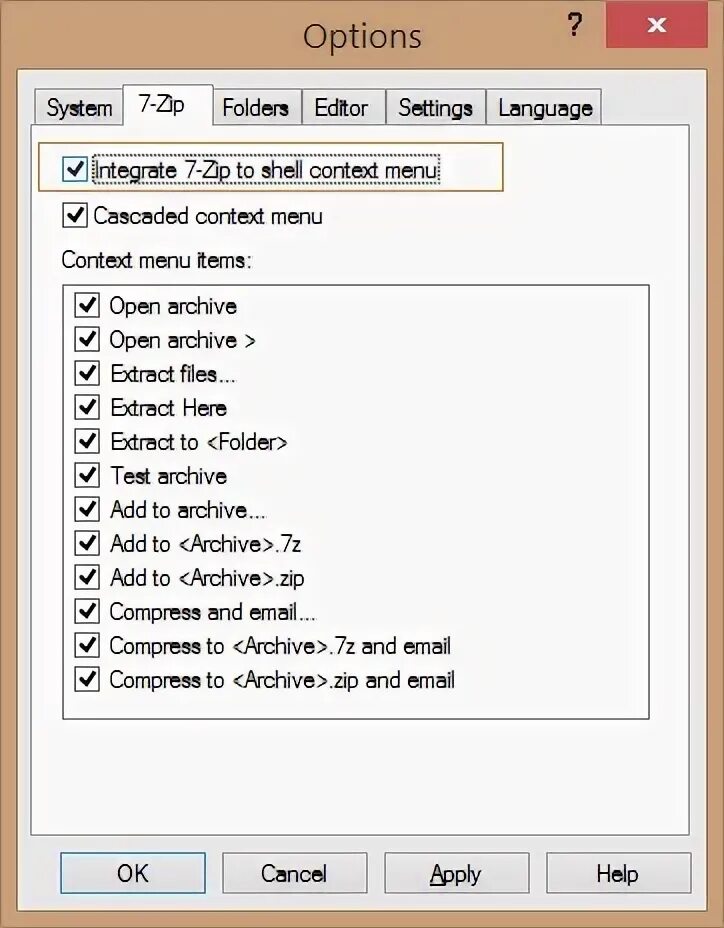 Click option type