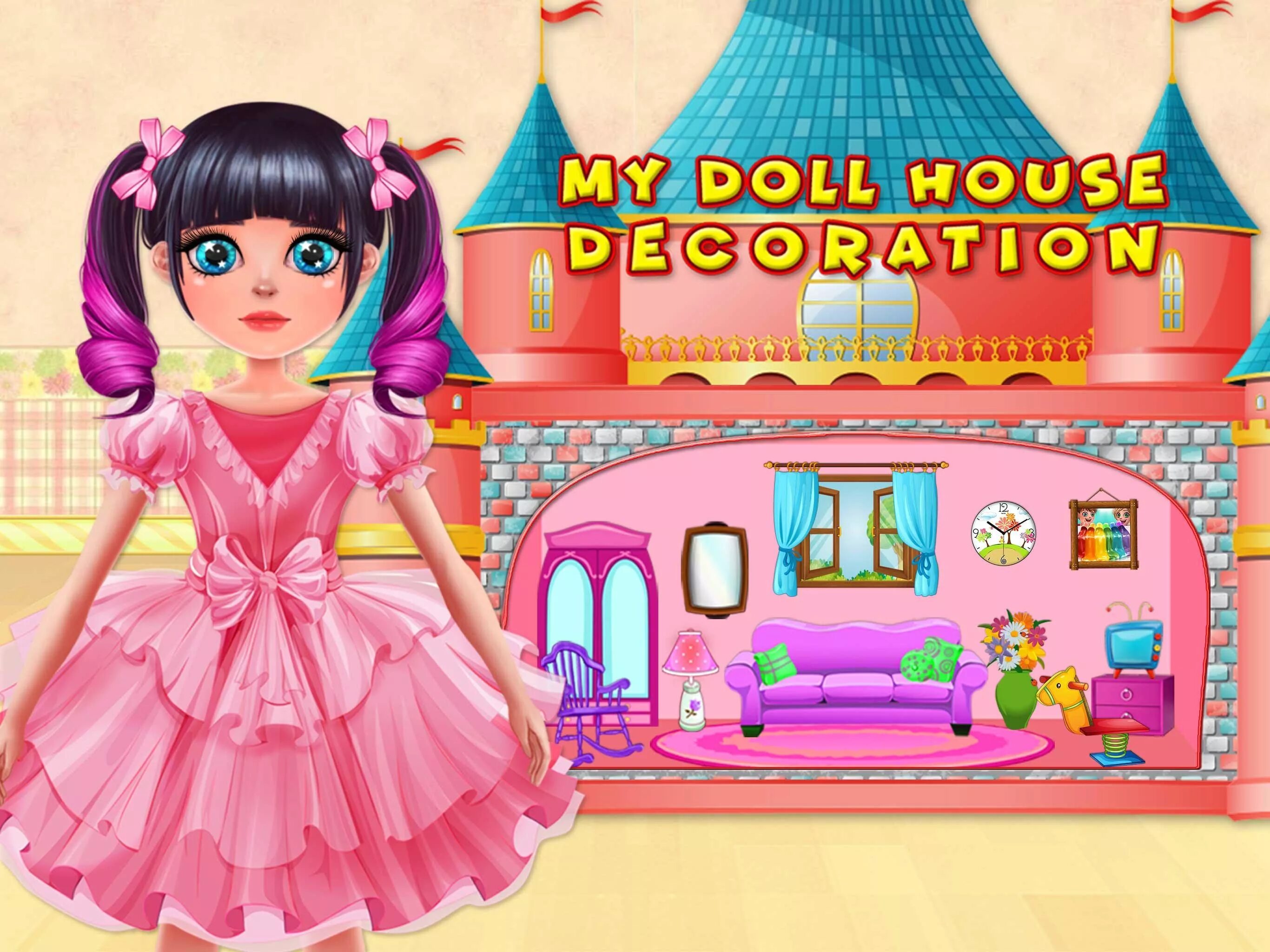 This is my doll. Домик для игры для девочек. Dollhouse игра. Игры для девочек дома. Игры для девочек дома для кукол.