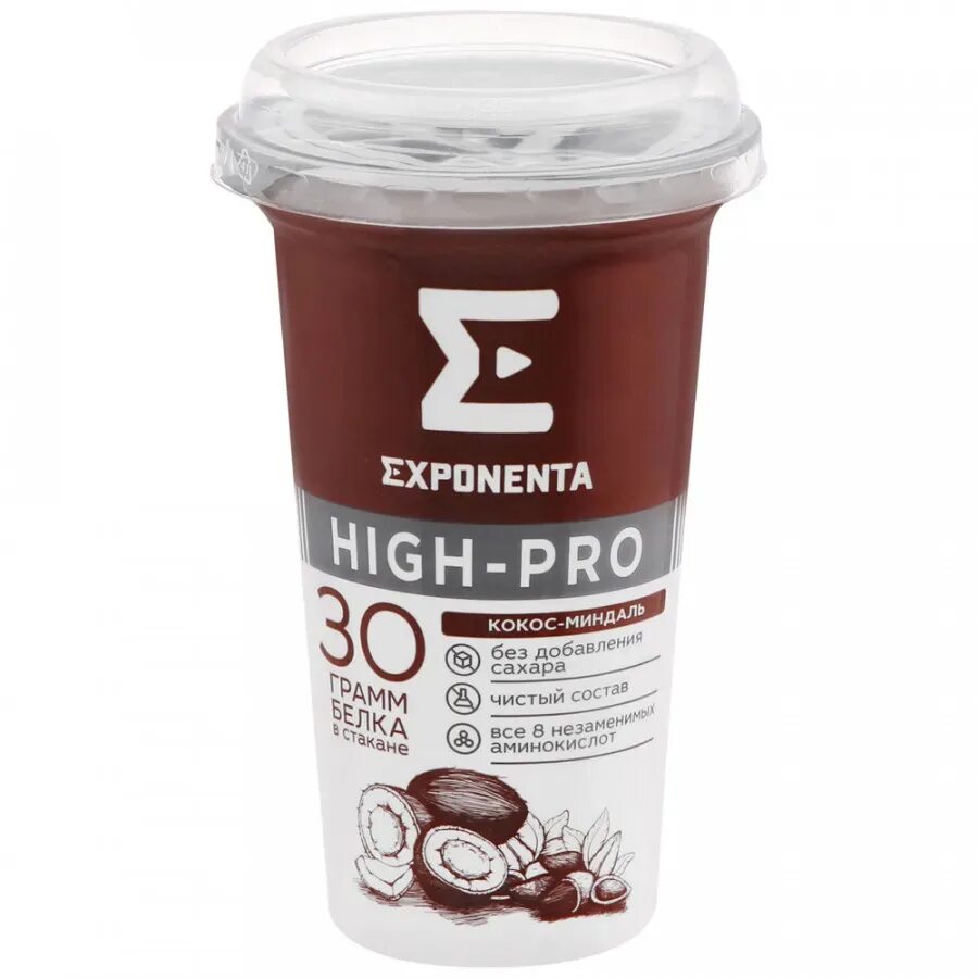 Напиток exponenta high. Exponenta High-Pro Кокос-миндаль, 250г. Напиток Exponenta High Pro. Exponenta High-Pro Кокос. Exponenta High-Pro 250г Exponenta.