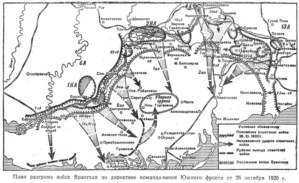 Поражение войск врангеля. Разгром армии Врангеля в Крыму карта. Разгром Врангеля в Крыму 1920.