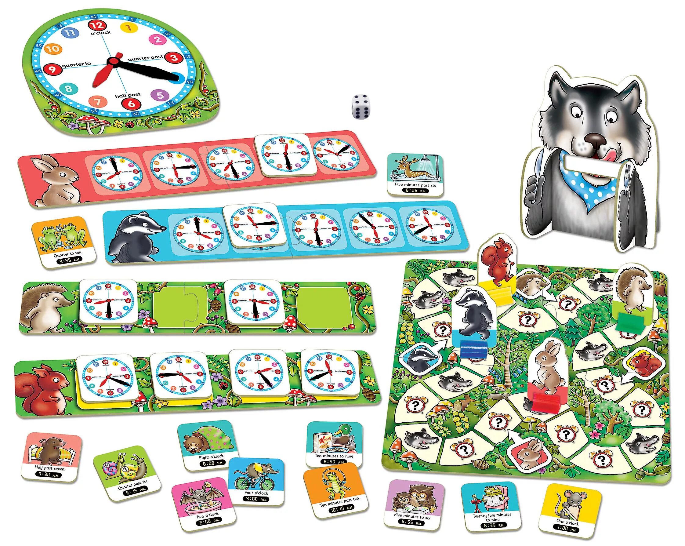 What toys are yours. Мистер вулф игрушка. what&#039;s the time mr wolf. orchard toys. orchard toys купить.