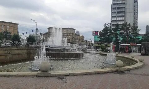 Открытие фонтана в новосибирске