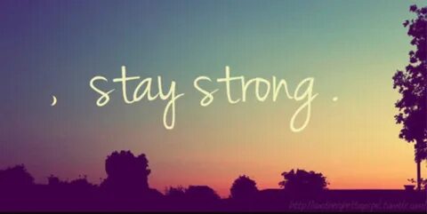 But he is strong
