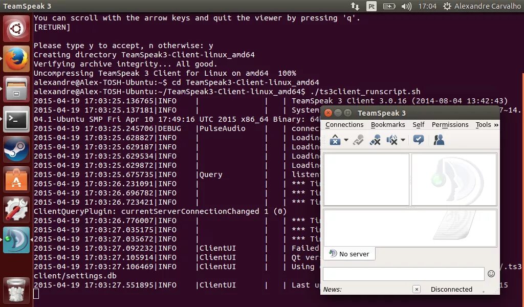 TEAMSPEAK. TEAMSPEAK 3. Ts3client. TEAMSPEAK on Linux.