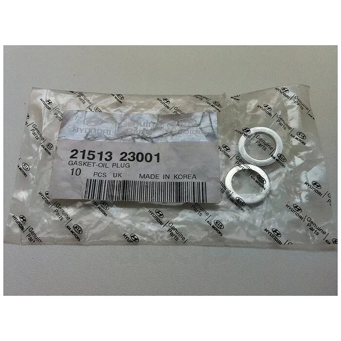Прокладки пробки поддона двигателя. 2151323001 hyundai/kia. 21513-23001 hyundai. 21513-23001 прокладка сливной пробки. hyundai / kia 21513 23001.