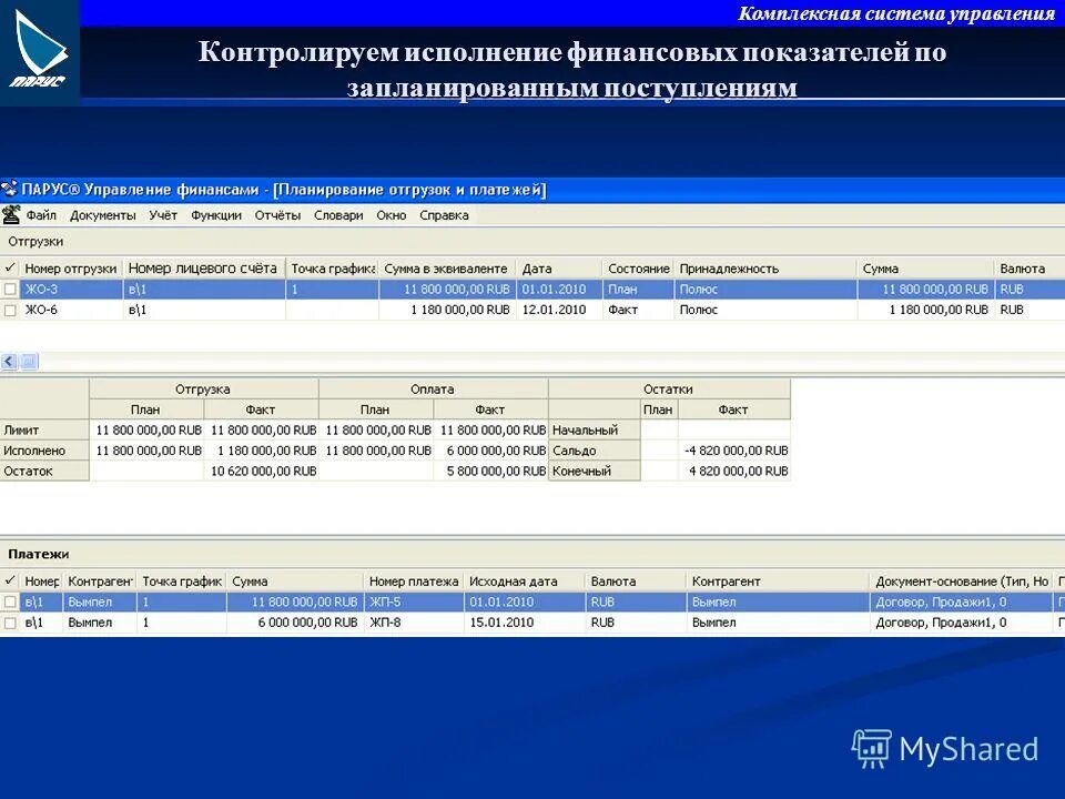 оперативный план программа