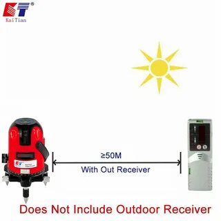 Laser level meter max light