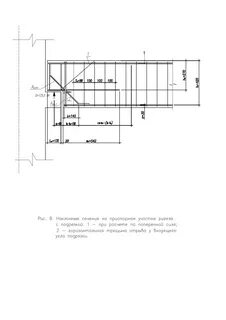 Расчет ригеля