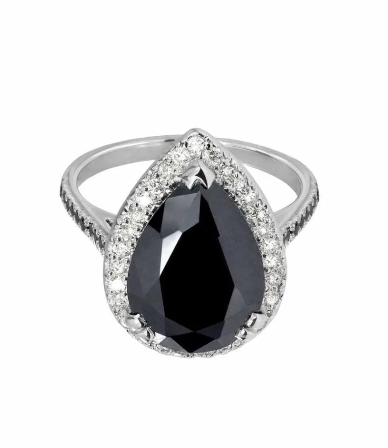 Черная драгоценность. Черный Алмаз. Ювелирные изделия с черными бриллиантами.