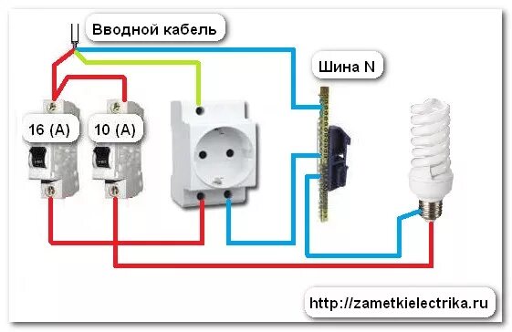 Не подходят розетки почему. Схема подключения розетки от автомата в щитке. Схема подключения розетки через автоматический выключатель. Схема подключения выключателя автоматического и розетки. Схема подключения розетки от розетки 220 в.