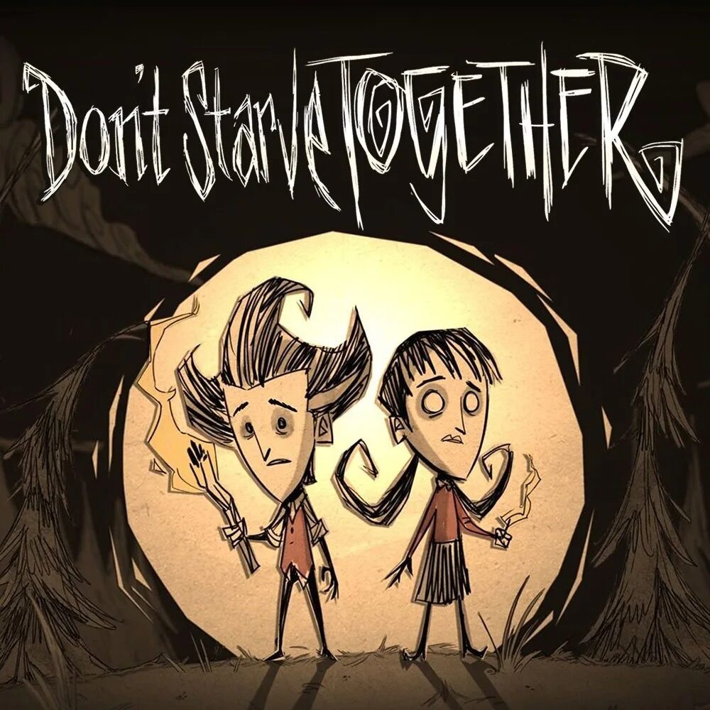 Don t start new. Don't Starve together. Don't Starve together мир. Донт старв значок. Don't Starve обложка.