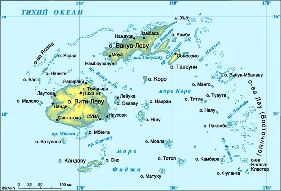 Группа островов расположенных в тихом океане. Архипелаг Фиджи на карте. Остров Фиджи географическое положение. Остров Фиджи на карте Тихого океана. Острова Фиджи и Тонга на карте.